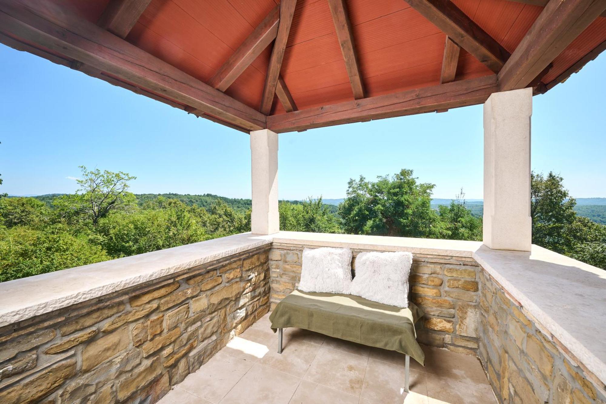 Вилла Casa Del Conte - Peaceful Hideaway In North Istria Грожнян Экстерьер фото