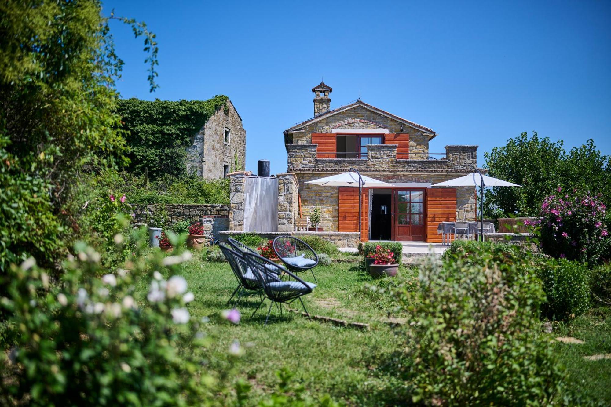 Вилла Casa Del Conte - Peaceful Hideaway In North Istria Грожнян Экстерьер фото