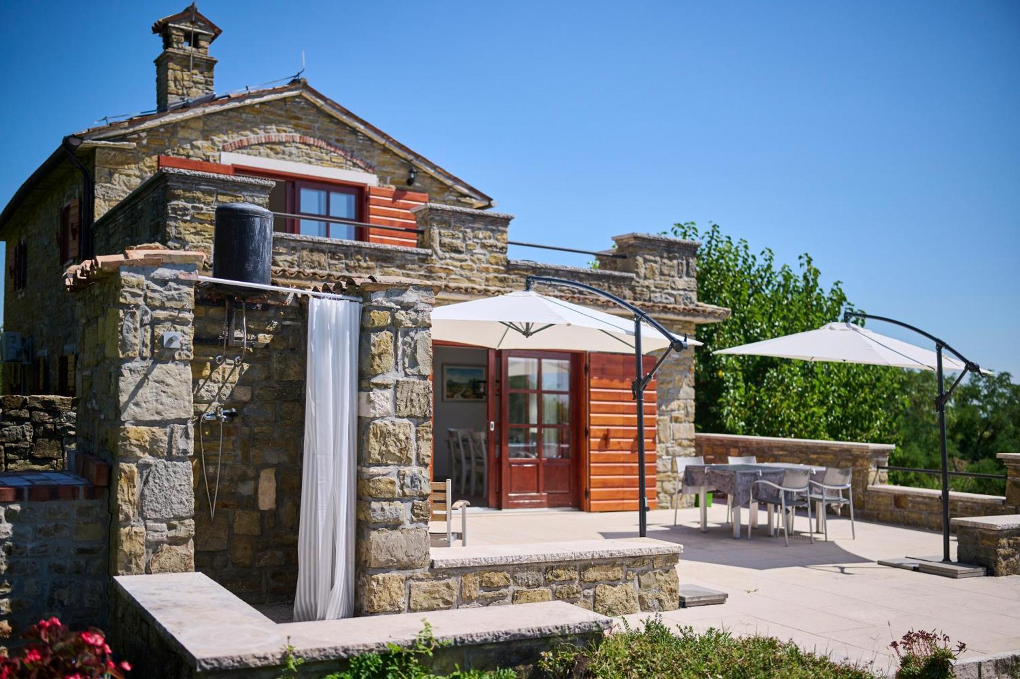 Вилла Casa Del Conte - Peaceful Hideaway In North Istria Грожнян Экстерьер фото